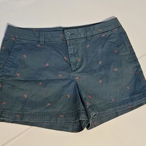 5"Women's Blue Shorts with Red Accents